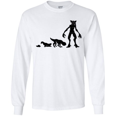 T-Shirts White / YS Demogorgon Evolution Youth Long Sleeve T-Shirt