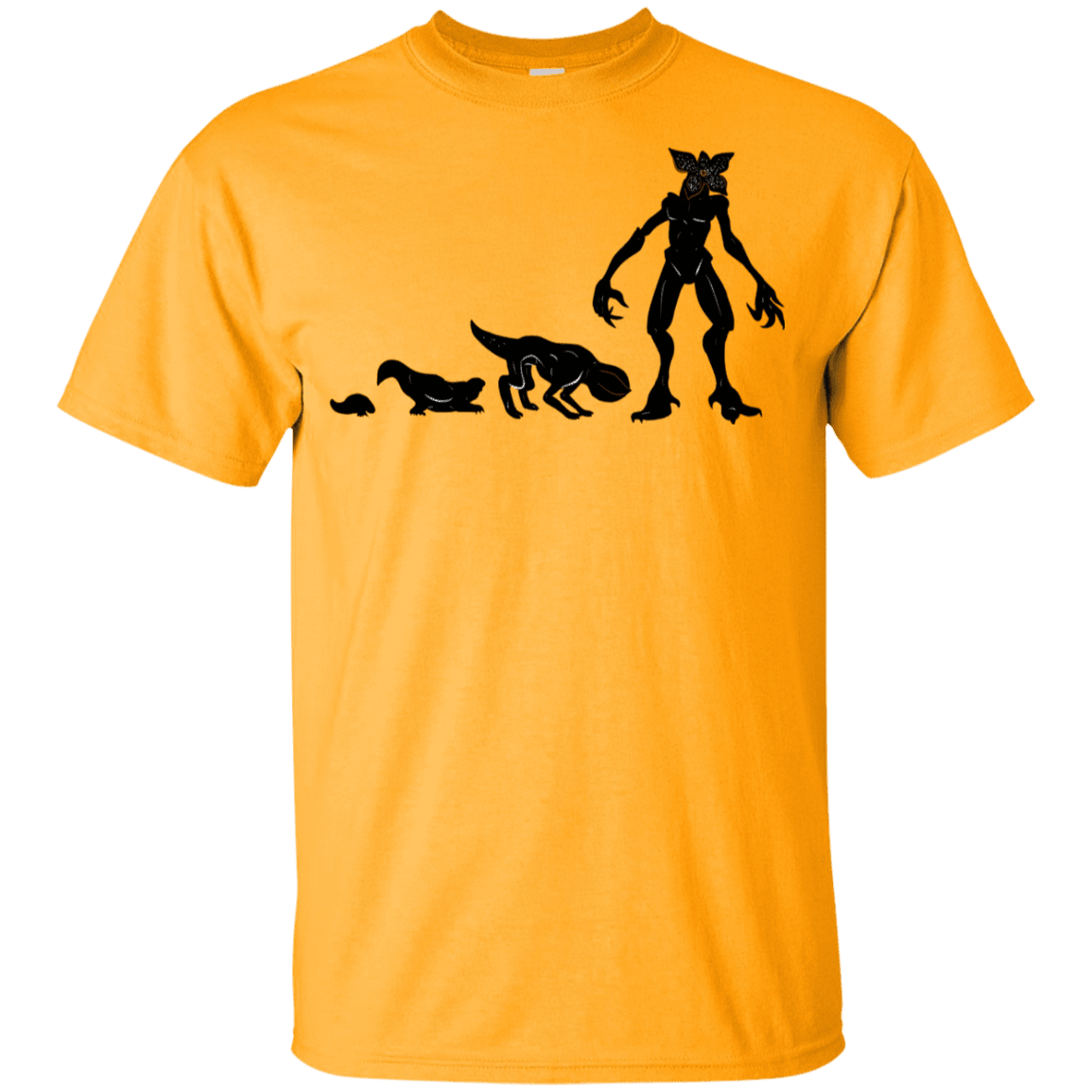 T-Shirts Gold / YXS Demogorgon Evolution Youth T-Shirt
