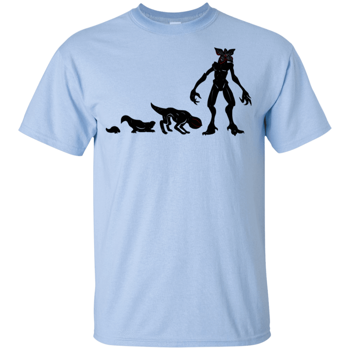 T-Shirts Light Blue / YXS Demogorgon Evolution Youth T-Shirt