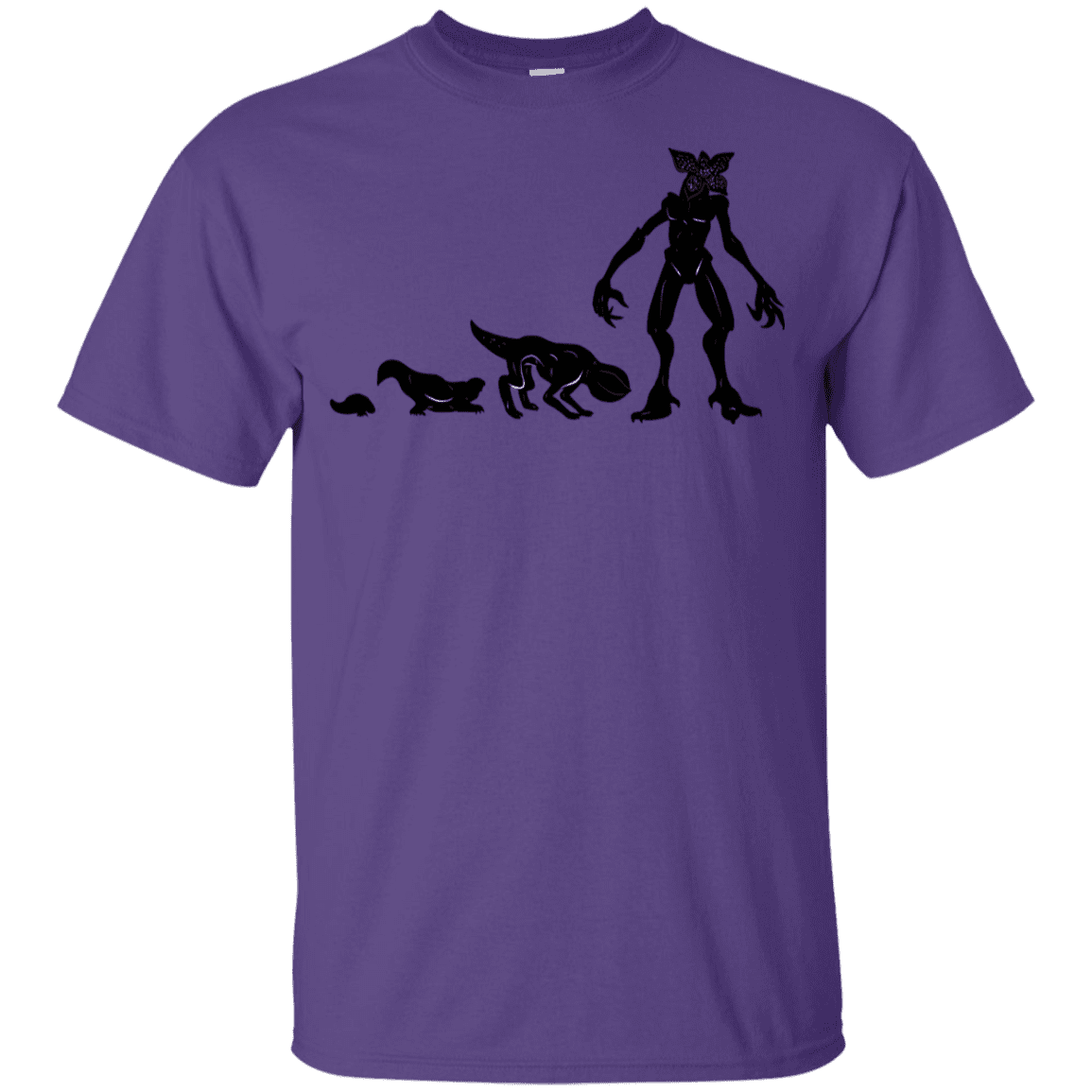 T-Shirts Purple / YXS Demogorgon Evolution Youth T-Shirt