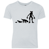 T-Shirts Heather White / YXS Demogorgon Evolution Youth Triblend T-Shirt