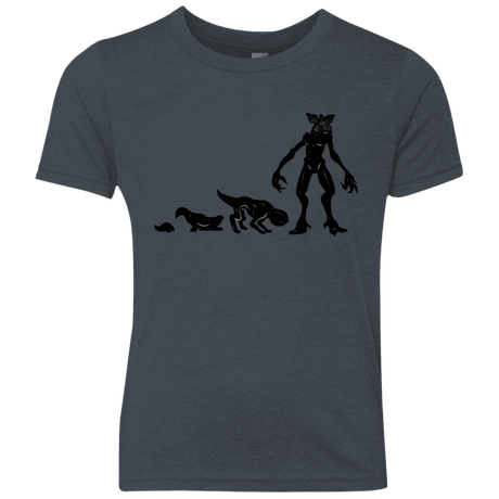 T-Shirts Vintage Navy / YXS Demogorgon Evolution Youth Triblend T-Shirt