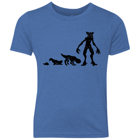 T-Shirts Vintage Royal / YXS Demogorgon Evolution Youth Triblend T-Shirt