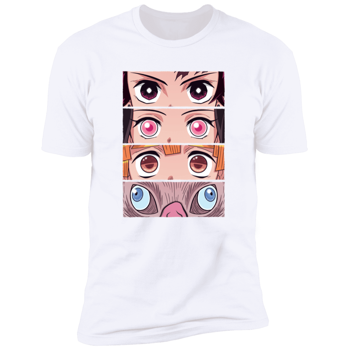 T-Shirts White / S Demon Eyes Men's Premium T-Shirt