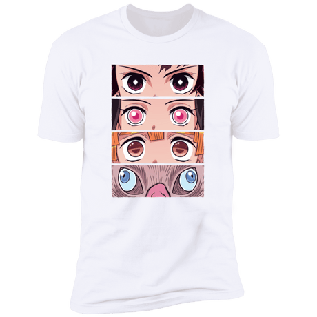 T-Shirts White / S Demon Eyes Men's Premium T-Shirt