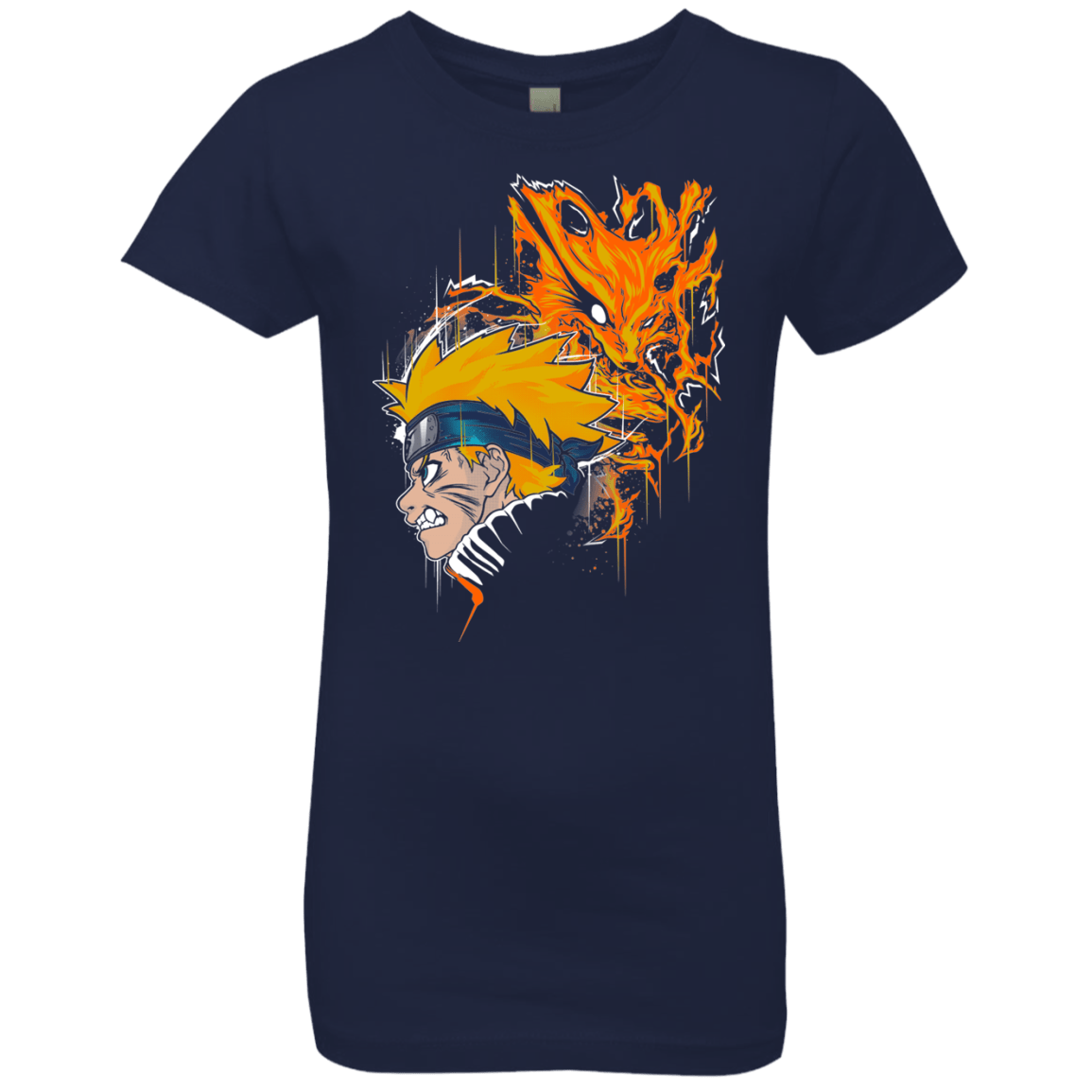 T-Shirts Midnight Navy / YXS Demon Fox Girls Premium T-Shirt