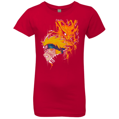 T-Shirts Red / YXS Demon Fox Girls Premium T-Shirt