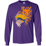 T-Shirts Purple / S Demon Fox Men's Long Sleeve T-Shirt