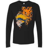 T-Shirts Black / S Demon Fox Men's Premium Long Sleeve