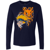 T-Shirts Midnight Navy / S Demon Fox Men's Premium Long Sleeve