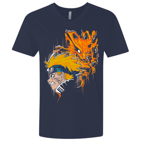 T-Shirts Midnight Navy / X-Small Demon Fox Men's Premium V-Neck