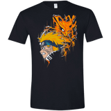 T-Shirts Black / X-Small Demon Fox Men's Semi-Fitted Softstyle