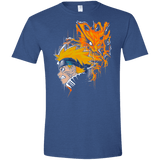 T-Shirts Heather Royal / X-Small Demon Fox Men's Semi-Fitted Softstyle