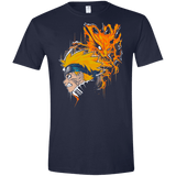 T-Shirts Navy / X-Small Demon Fox Men's Semi-Fitted Softstyle