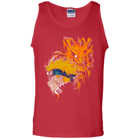 T-Shirts Red / S Demon Fox Men's Tank Top