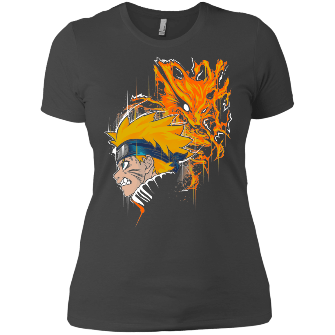 T-Shirts Heavy Metal / X-Small Demon Fox Women's Premium T-Shirt
