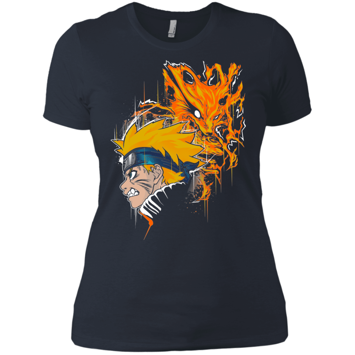T-Shirts Indigo / X-Small Demon Fox Women's Premium T-Shirt