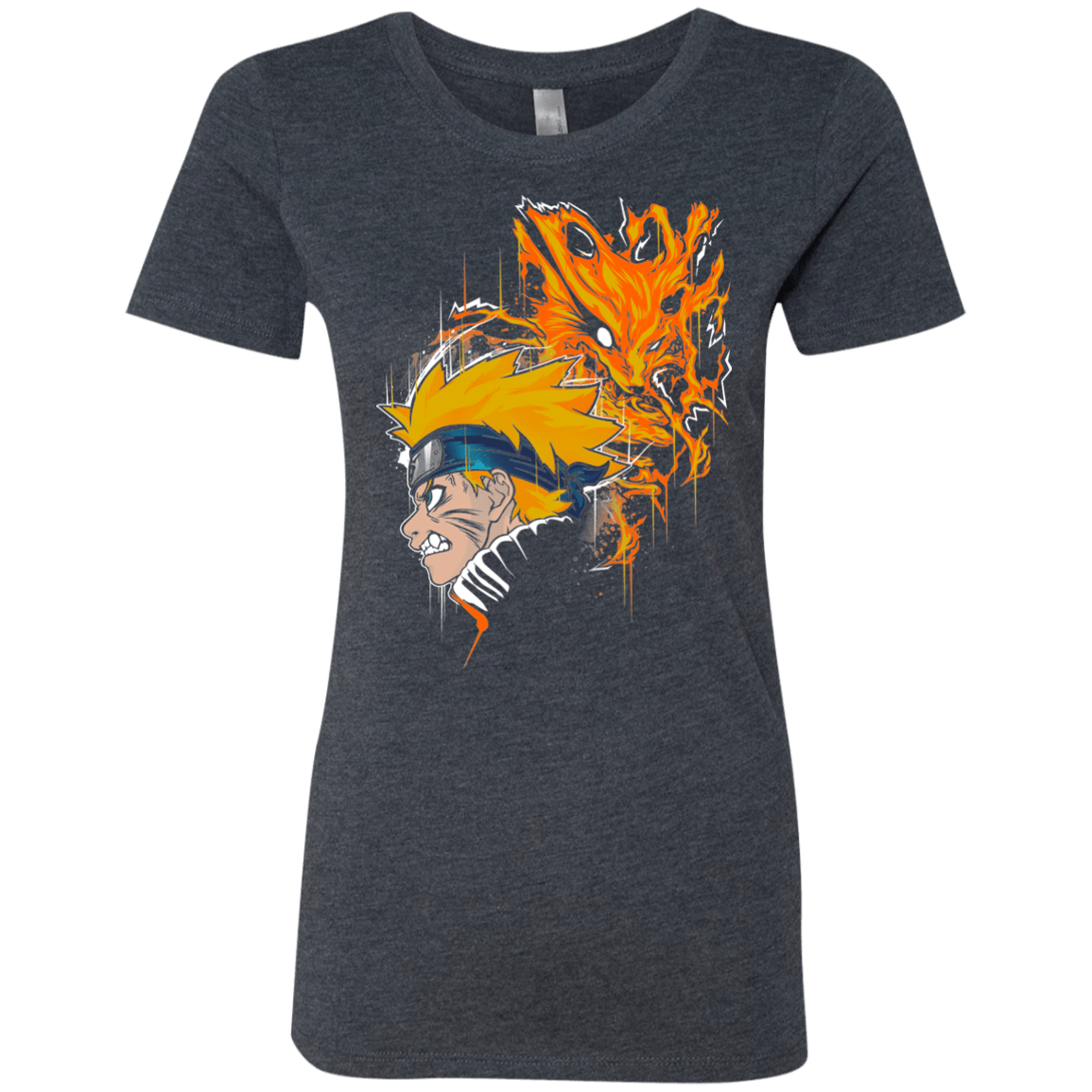 T-Shirts Vintage Navy / S Demon Fox Women's Triblend T-Shirt