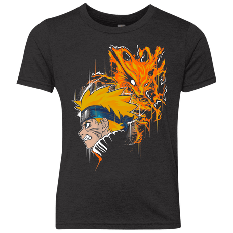 T-Shirts Vintage Black / YXS Demon Fox Youth Triblend T-Shirt