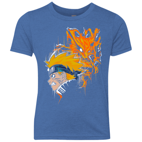 T-Shirts Vintage Royal / YXS Demon Fox Youth Triblend T-Shirt