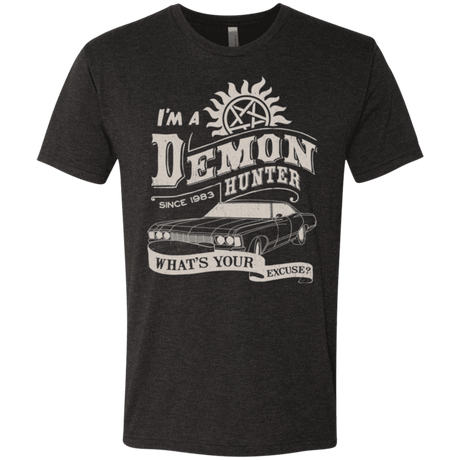 T-Shirts Vintage Black / Small Demon Hunter (1) Men's Triblend T-Shirt