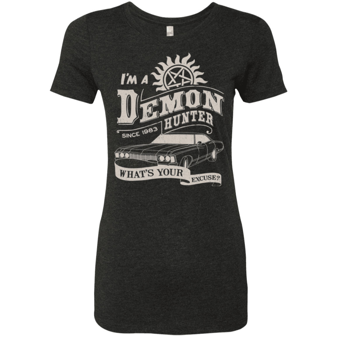 T-Shirts Vintage Black / Small Demon Hunter (1) Women's Triblend T-Shirt