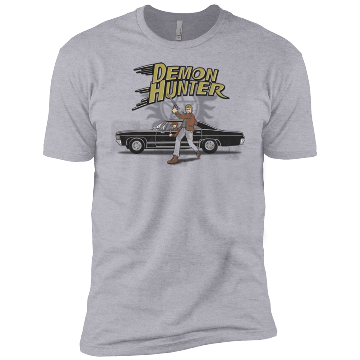 T-Shirts Heather Grey / YXS Demon Hunter Boys Premium T-Shirt