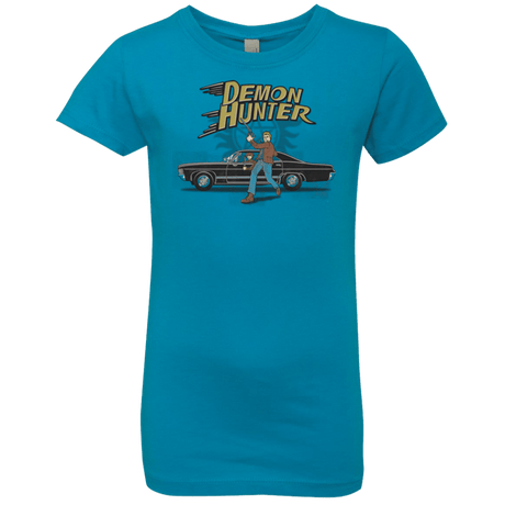 T-Shirts Turquoise / YXS Demon Hunter Girls Premium T-Shirt
