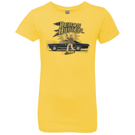 T-Shirts Vibrant Yellow / YXS Demon Hunter Girls Premium T-Shirt