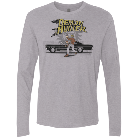 T-Shirts Heather Grey / Small Demon Hunter Men's Premium Long Sleeve