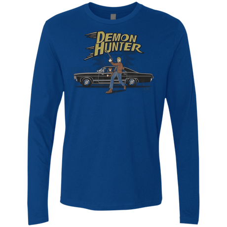 T-Shirts Royal / Small Demon Hunter Men's Premium Long Sleeve