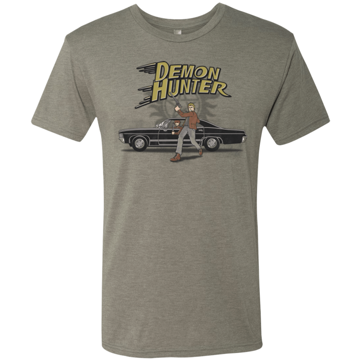 T-Shirts Venetian Grey / Small Demon Hunter Men's Triblend T-Shirt
