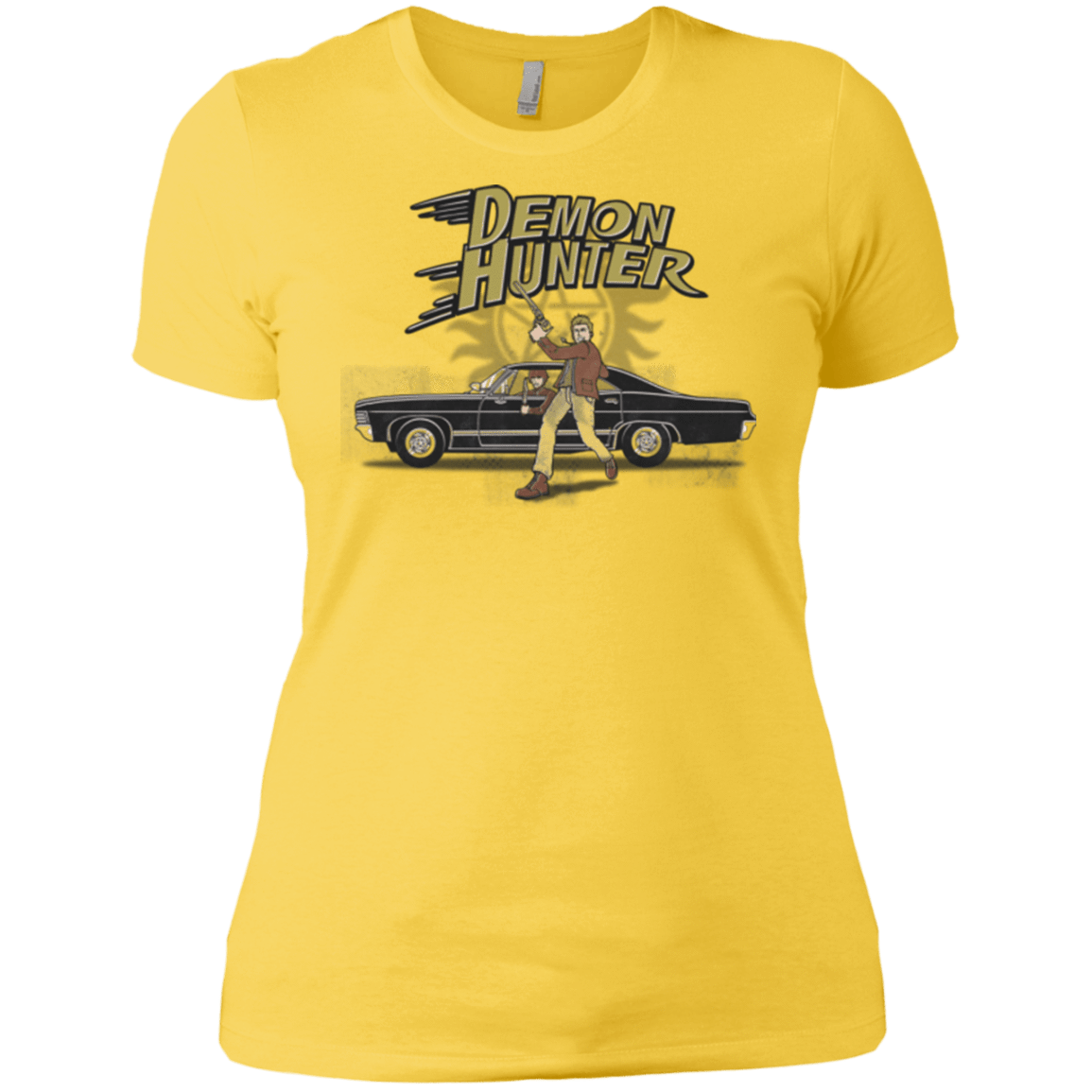 T-Shirts Vibrant Yellow / X-Small Demon Hunter Women's Premium T-Shirt