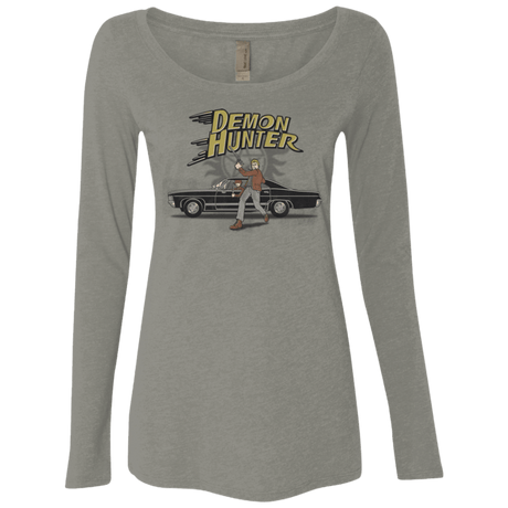 T-Shirts Venetian Grey / Small Demon Hunter Women's Triblend Long Sleeve Shirt