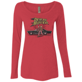 T-Shirts Vintage Red / Small Demon Hunter Women's Triblend Long Sleeve Shirt