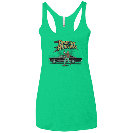 T-Shirts Envy / X-Small Demon Hunter Women's Triblend Racerback Tank
