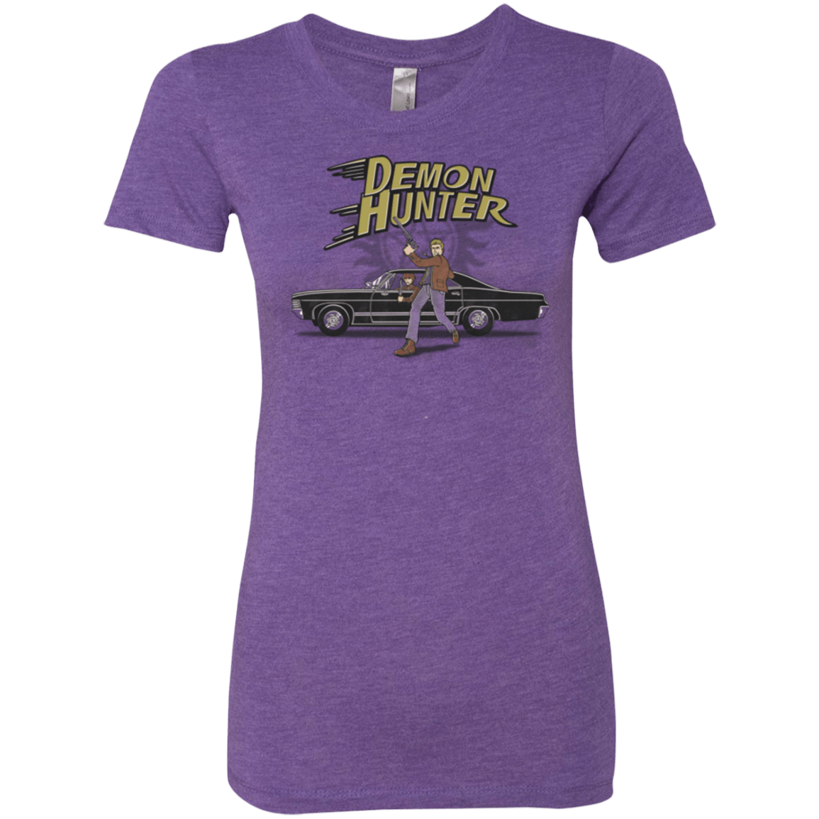 T-Shirts Purple Rush / Small Demon Hunter Women's Triblend T-Shirt