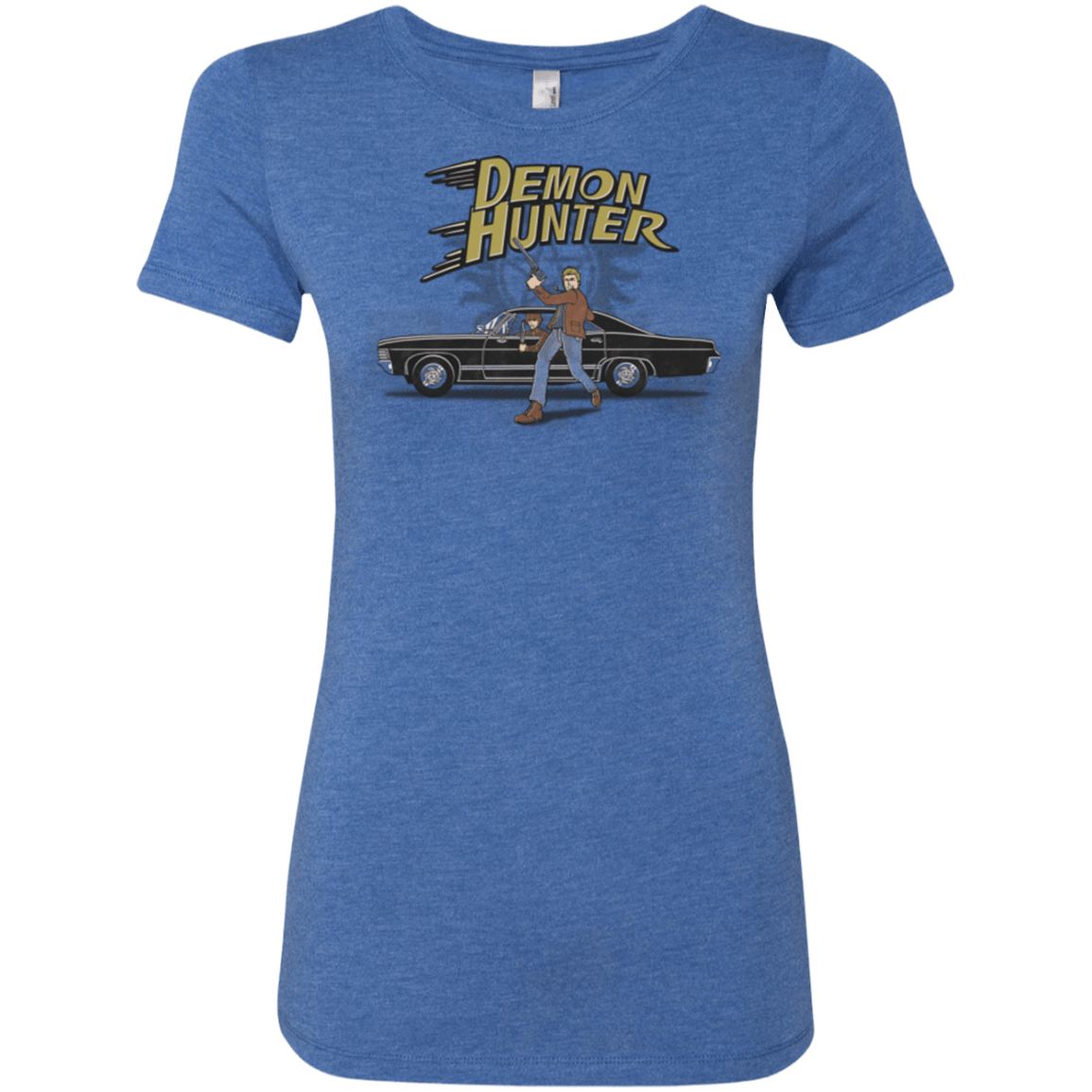 T-Shirts Vintage Royal / Small Demon Hunter Women's Triblend T-Shirt