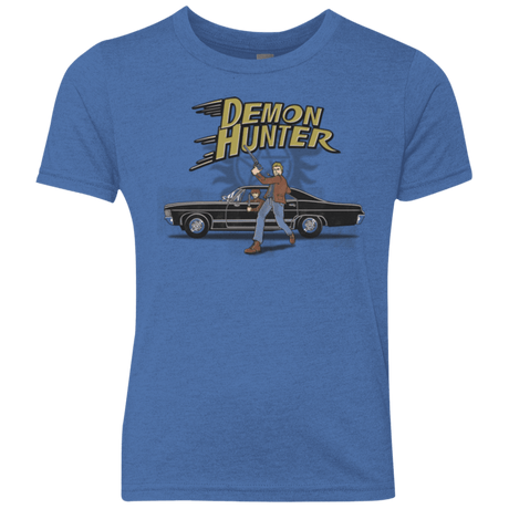 T-Shirts Vintage Royal / YXS Demon Hunter Youth Triblend T-Shirt