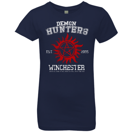 T-Shirts Midnight Navy / YXS Demon Hunters Girls Premium T-Shirt