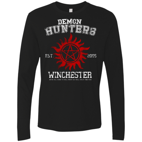 T-Shirts Black / Small Demon Hunters Men's Premium Long Sleeve