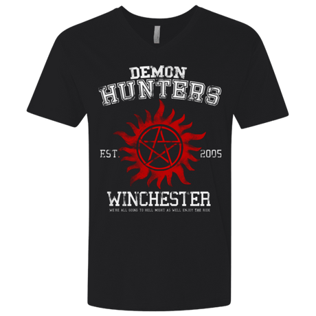 T-Shirts Black / X-Small Demon Hunters Men's Premium V-Neck