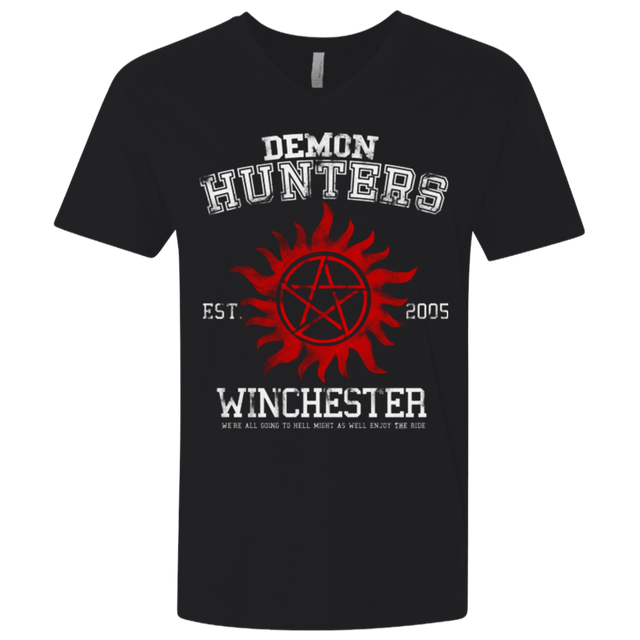 T-Shirts Black / X-Small Demon Hunters Men's Premium V-Neck