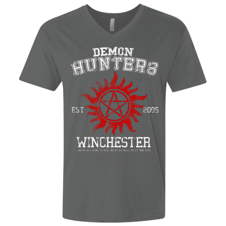 T-Shirts Heavy Metal / X-Small Demon Hunters Men's Premium V-Neck