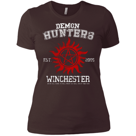 T-Shirts Dark Chocolate / X-Small Demon Hunters Women's Premium T-Shirt