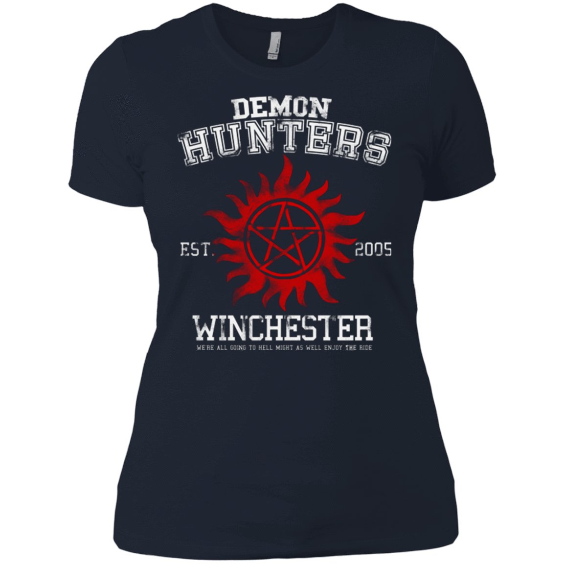 T-Shirts Midnight Navy / X-Small Demon Hunters Women's Premium T-Shirt