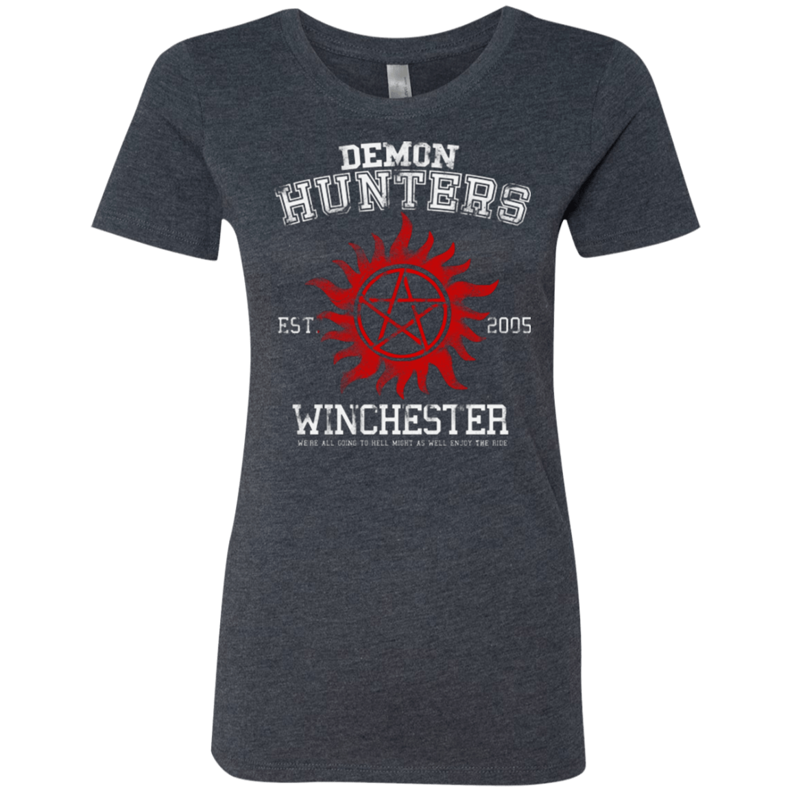 T-Shirts Vintage Navy / Small Demon Hunters Women's Triblend T-Shirt