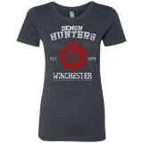 T-Shirts Vintage Navy / Small Demon Hunters Women's Triblend T-Shirt