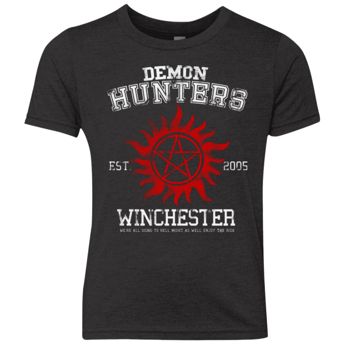 T-Shirts Vintage Black / YXS Demon Hunters Youth Triblend T-Shirt