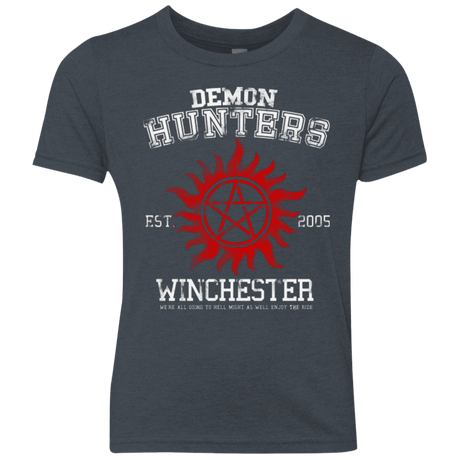 T-Shirts Vintage Navy / YXS Demon Hunters Youth Triblend T-Shirt